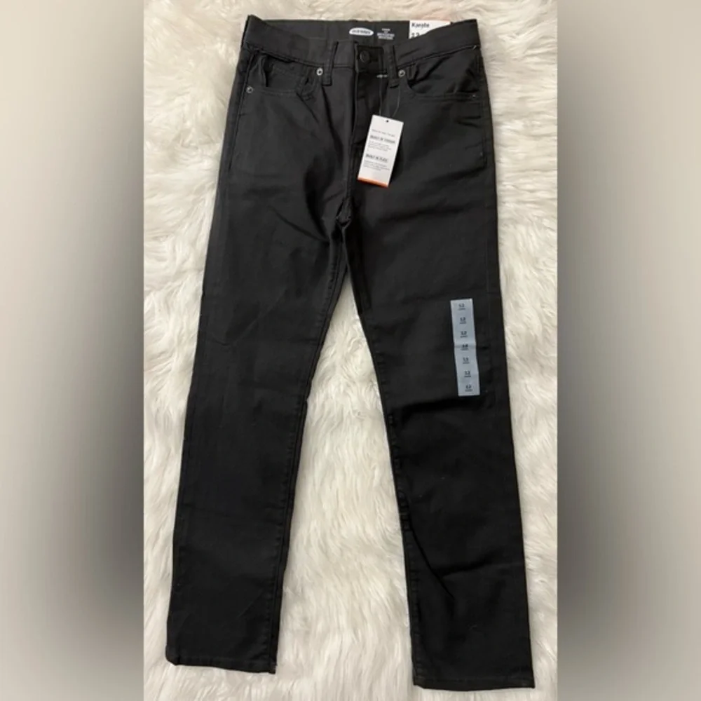 Old Navy charcoal karate slim pants